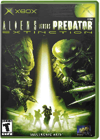 Aliens vs. Predator Extinction Xbox US box art